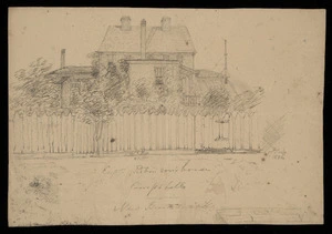 Medley, Edward Shuttleworth, 1838-1910 :Capn Robinson's house, Campobello, New Brunswick. 17th July 1854.