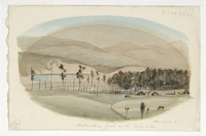 [Doubleday, William or John], fl 1880s :Mataweka pah on the Tukituki, March 11 [18]85.