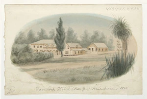[Doubleday, William or John], fl 1880s :Tavistock Hotel (Peter Gow), Waipukurau 1885.