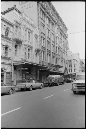 Grey Street, Wellington, including the Post Office Hotel