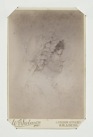 Artist unknown :Great-grandmother Medley. Feb 17 1827. W. M. Salmon [Photograher] London Street, Reading. [ca 1860]