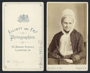 Sarah Harriet Selwyn - Photograph taken by Elliot and Fry