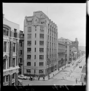 Brandon House, corner of Brandon and Featherston Streets, Wellington