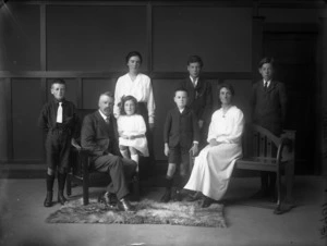 James McAllister and Helen Fredericka McAllister with their children