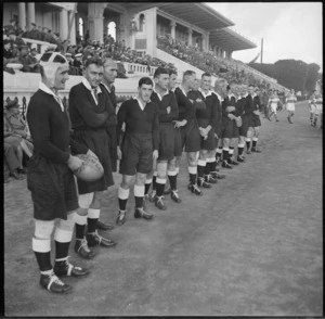 The 2 NZEF rugby football team at Alexandria, Egypt