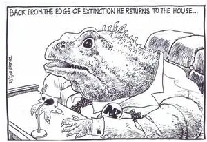 Scott, Thomas, 1947- :Back from the edge of extinction he returns to the house... 8 February 2012