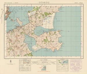 Otakou [electronic resource] / G.R. Galbreath ; compiled from official surveys and aerial photographs.