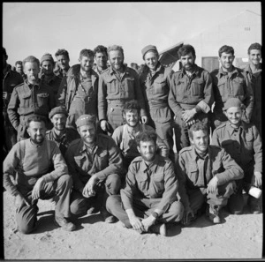 New Zealand former prisoners of war back at NZ Base Camp, Egypt - Photograph taken by M D Elias