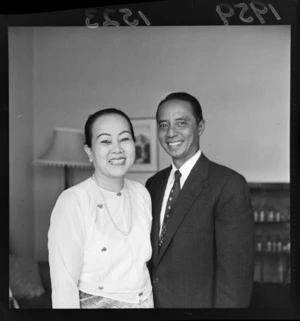Ambassador for Burma, Mr and Mrs Thauttla, unknow location