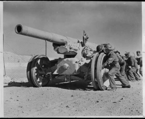 Bardia Bil being brought into Tobruk, World War II