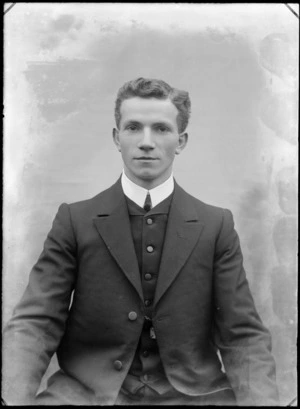 Portrait of an unidentified man, possibly Christchurch