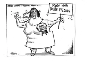 Hubbard, James, 1949- :Breast feeding zealots. 21 February 2012