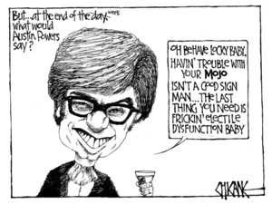 Winter, Mark 1958- :But...at the end of the day/week, what would Austin Powers say? 18 February 2012