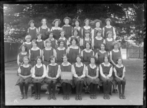 Convent school, Hastings, showing class photograph