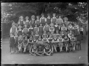 Convent school, Hastings, showing class photograph