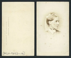 Unidentified woman - Photograph taken by Alexander Bassano