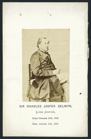 Sir Charles Jasper Selwyn