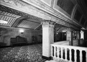 The upstairs gallery of the Regent Theatre, Palmerston North