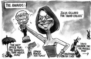 Evans, Malcolm Paul, 1945- :'The Awards'. 27 February 2012