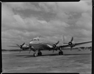 British Commonwealth Pacific Airlines DC 6 'Discovery', Whenuapai, Auckland