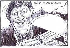 Scott, Thomas, 1947- : Stephen Fry eats humble pie. 1 March 2012