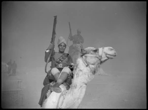 Sudanese legionnaire of the Camel Corps, Egypt, World War II