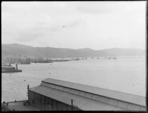 Wharves and boats, Wellington Harbour