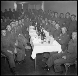Members of 2 NZEF, first contingent, celebrate two years in the Middle East, Ismailia