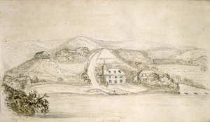 Taylor, Richard 1805-1873 :The Kerikeri station, Bay of Islands, August 9th 1841.