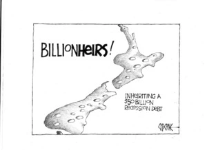 Billionheirs! Inheiriting a $50 billion recession debt. 24 April 2009