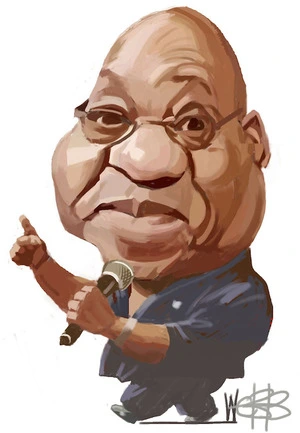 Jacob Zuma. 20 April 2009