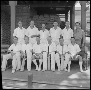 NZ cricket team at Gezira Sporting Club, Cairo