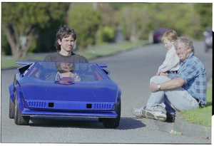 Kerry Richardson driving his home built Lamborghini - Photograph taken by Craig Simcox