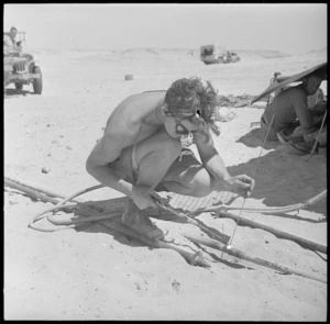 NZ LAD at the El Alamein front, World War II - Photograph taken by H Paton