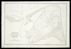 Plan of the town of Napier, Hawke's Bay / drawn by Augustus Koch ; Lloyd & Wylie, litho.