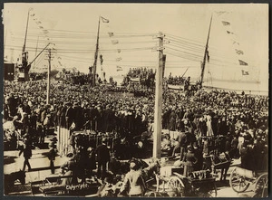 Creator unknown :Farewell to New Zealand contingent for the South African War, Wellington