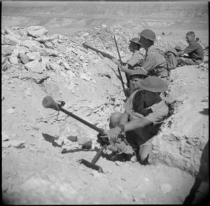 NZEF troops training in the Western Desert