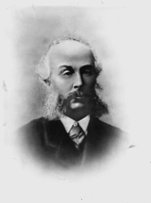Photograph of an earlier portrait of Sir Francis Dillon Bell