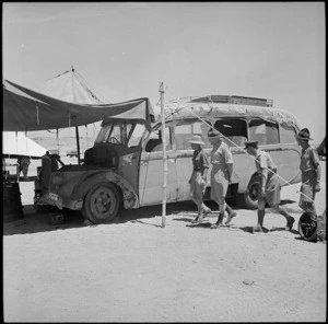 Captured Italian vehicle at NZ Divisional Workshops, Egypt