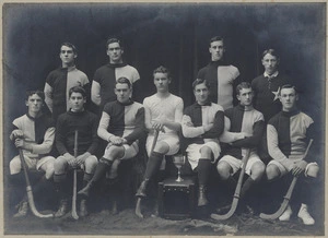Group photograph of Canterbury Hockey Association, Saturday Players' Representative Team