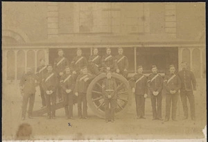 Photograph of Christchurch militia group