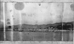 Part of a panorama of the Wellington City shoreline