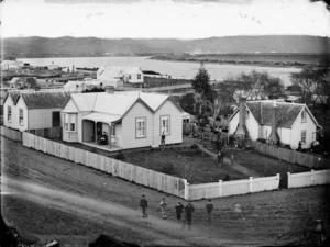 View of Wanganui, showing the hospital