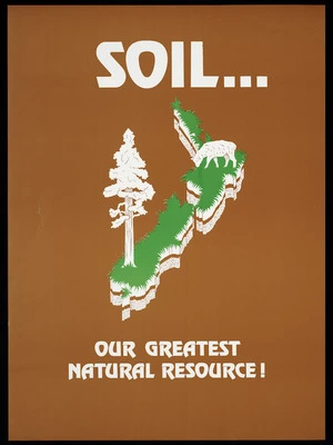 [New Zealand. Department of Scientific and Industrial Research. New Zealand Soil Bureau] :Soil ... our greatest natural resource! [Poster. 1980?]