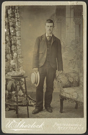 Studio portrait of William John Allerton Farrelly