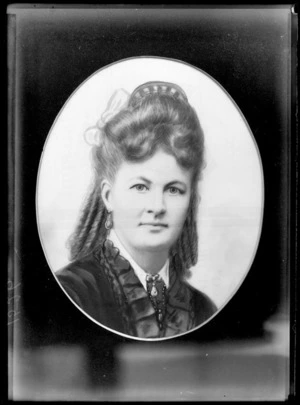An opaltype photograph of an unidentified female sitter