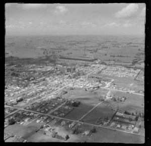 Morrinsville, showing housing and surrounding area