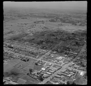 Morrinsville, showing housing and surrounding area