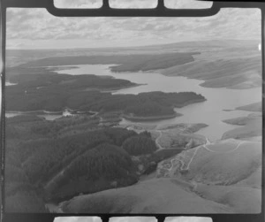 Rural Waipori, Otago, including Lake Mahinerangi in the background