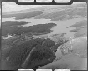 Rural Waipori, Otago, including Lake Mahinerangi in the background